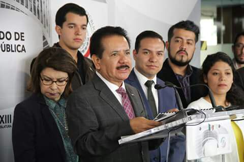 Conferencia de prensa para la recepción de los resultados del Tercer Parlamento Juvenil de México