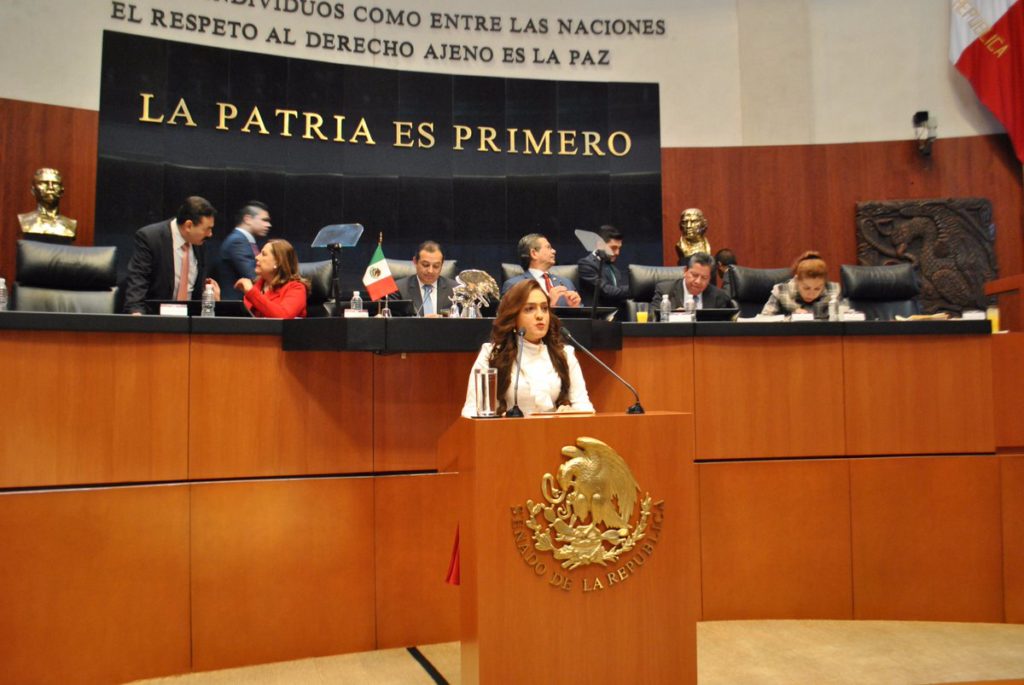 La senadora Iris Vianey Mendoza presentó proyecto de decreto que reforma el artículo 97 del Código Penal Federal