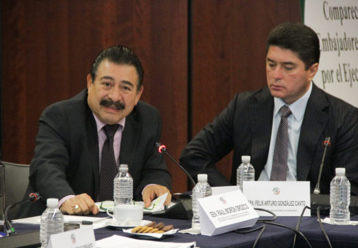 Senador Isidro Pedraza en las Comisiones unidas