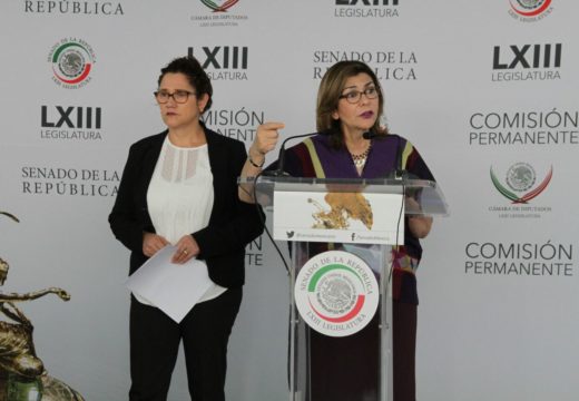 Seguridad pública, justicia y mando mixto deben ser los temas de un período extraordinario, propone Angélica de la Peña Gómez