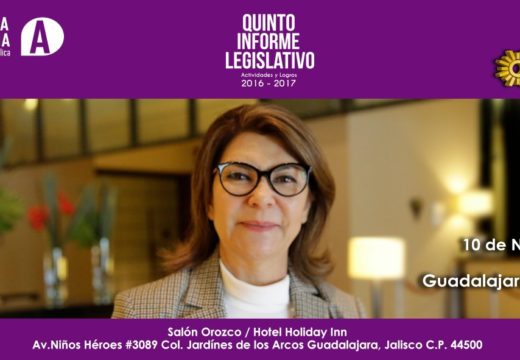 Quinto Informe Legislativo de la senadora Angélica de la Peña