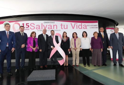 El senador Juan Manuel Fócil Pérez, participó en la presentación de la campaña “15 Minutos, Salvan Tu Vida”, cuyo objetivo es la detección oportuna del cáncer de mama.