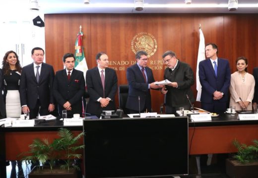 RECIBE SENADO PROPUESTA DE LEYES SECUNDARIAS PARA GUARDIA NACIONAL
