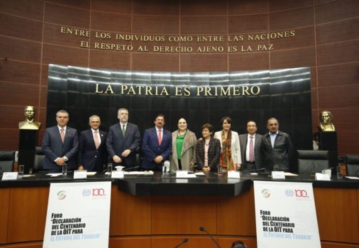 Versión del coordinador del Grupo Parlamentario del PRD, Miguel Ángel Mancera Espinosa, en el Foro «Declaración del Centenario de la OIT para el Futuro del Trabajo»