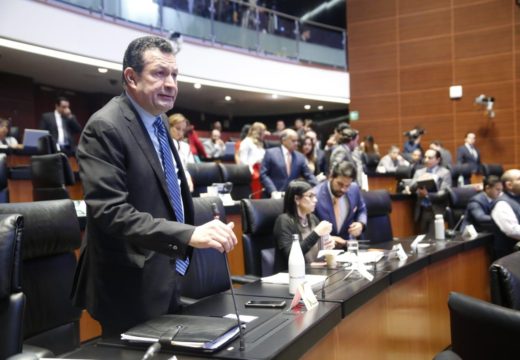 Versión del senador Juan Manuel Fócil Pérez, del Grupo Parlamentario del PRD, para referirse al tema de inseguridad en el país y el movimiento convocado para el 9 de marzo, desde su escaño.
