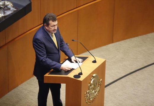Versión del senador del PRD, Juan Manuel Fócil Pérez, para hablar a favor los dictámenes relativos a la armonización legislativa, con motivo de la entrada en vigor del T-MEC.