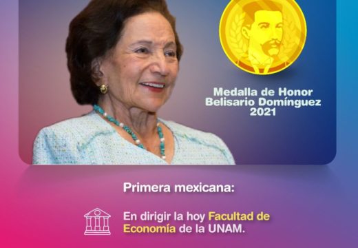 Celebra GPPRD entrega de Medalla Belisario Domínguez 2021 a Ifigenia Martínez y a Manuel Velasco-Suárez