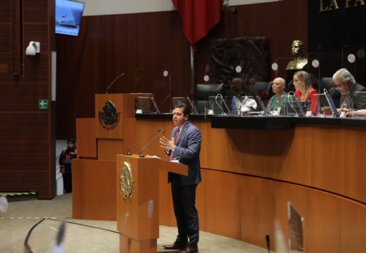 Versión de la intervención del senador del Grupo Parlamentario del PRD, Antonio García Conejo, para referirse al proyecto de decreto por el que se adiciona la Fracción V al Artículo 107 de la Ley de Migración