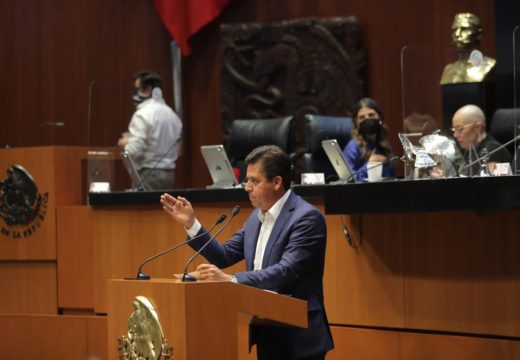 Versión de la intervención del senador Antonio García Conejo para referirse a Heberto Castillo Martínez