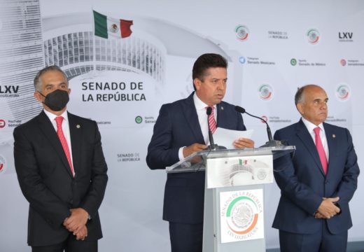 Versión de la conferencia de prensa del senador Antonio García para presentar el informe de su visita a las instalaciones de la obra del Tren Maya en Quintana Roo